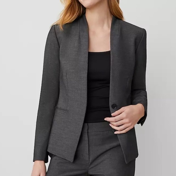 Banana Republic Jackets & Blazers - Banana Republic Long and Lean Gray Women’s Blazer Size 6
